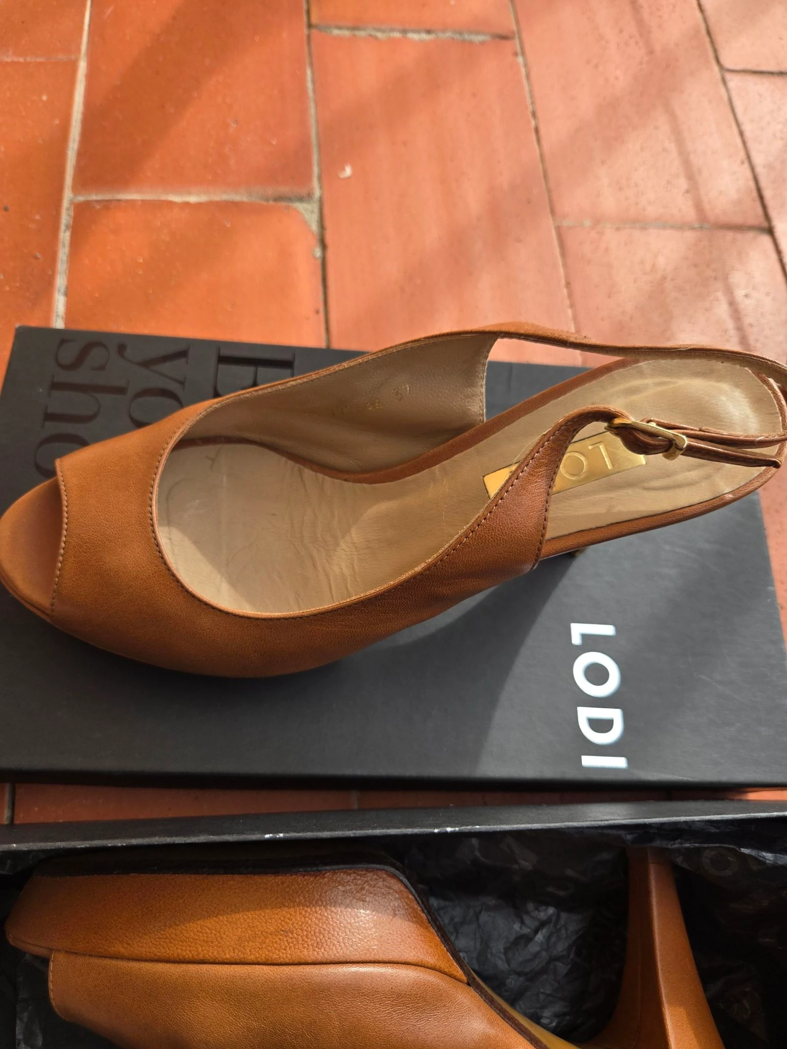 Lodi peep toe. Size 37 – photo 3